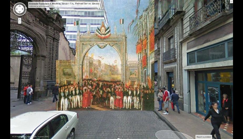 Google Street View muestra la ciudad de México del siglo XIX