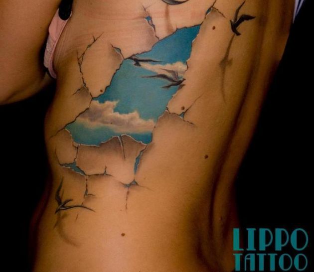 Tatuajes en 3D que desafían tu percepción