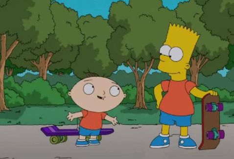 'Crossover' de 'Los Simpson' y 'Family Guy'