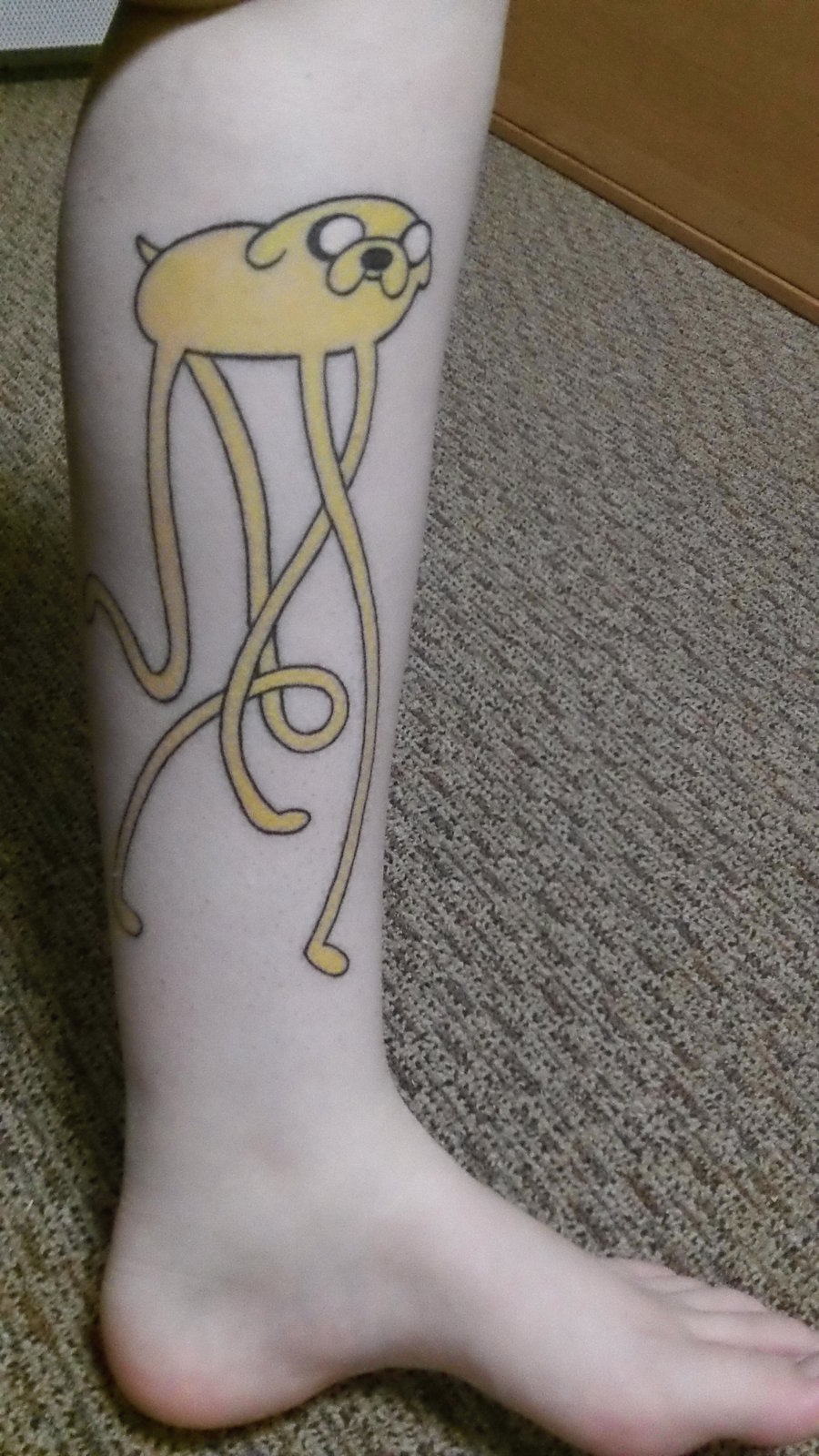 adventure_time_jake_tattoo_by_ilovebialy-d5iory9