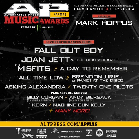 No te pierdas los APMAS!!! (Alternative Press Awards)