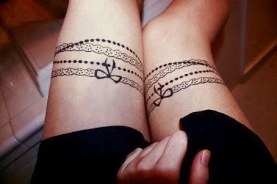 Tatuaje de liga - tatuaje portaliga - Garter tattoo 1