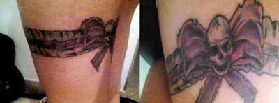 Tatuaje de liga - tatuaje portaliga - Garter tattoo 10