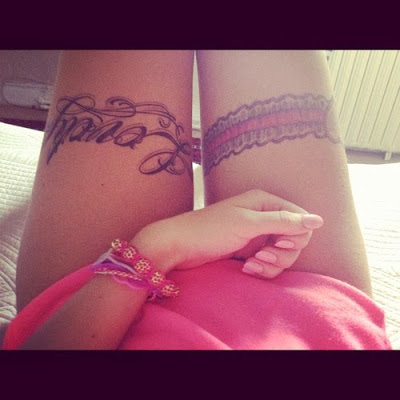 Tatuaje de liga - tatuaje portaliga - Garter tattoo 5