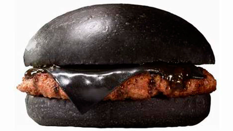 Hamburguesa de Color Negro