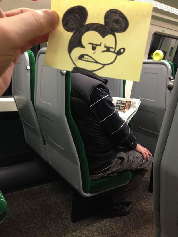 Creativas ilustraciones de October Jones realizadas en sus viajes en tren