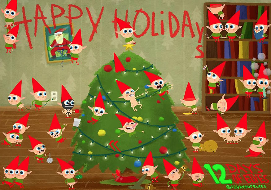 "24 Days of Elves" Que bueno que acabó la Navidad...