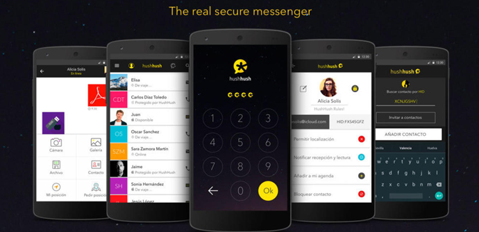 HushHush, el nuevo rival español de WhatsApp más seguro que Telegram