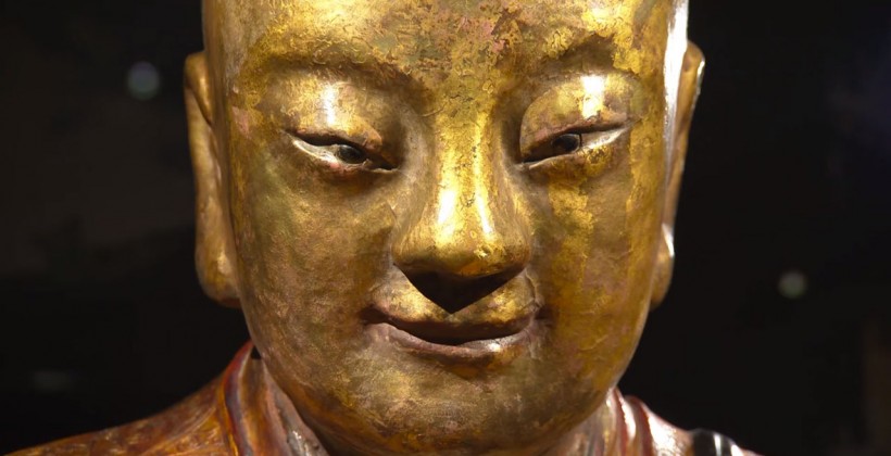 Encuentran momia en el interior de una estatua de Buda