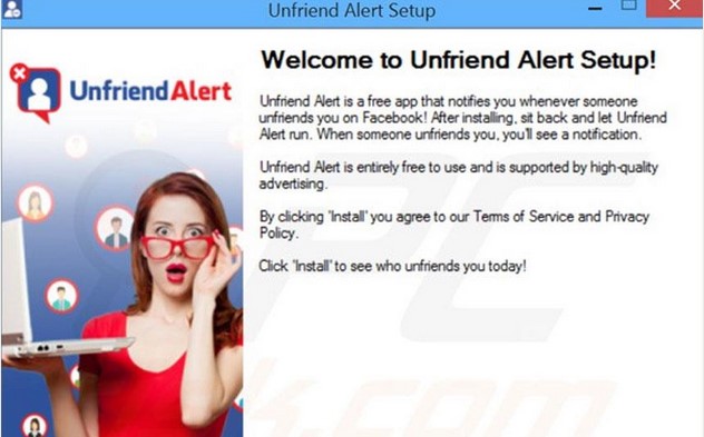 Peligrosa app Facebook Unfriend Alert