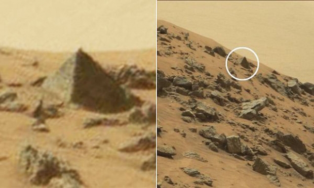 Fotografía del Curiosity que está causando polémica