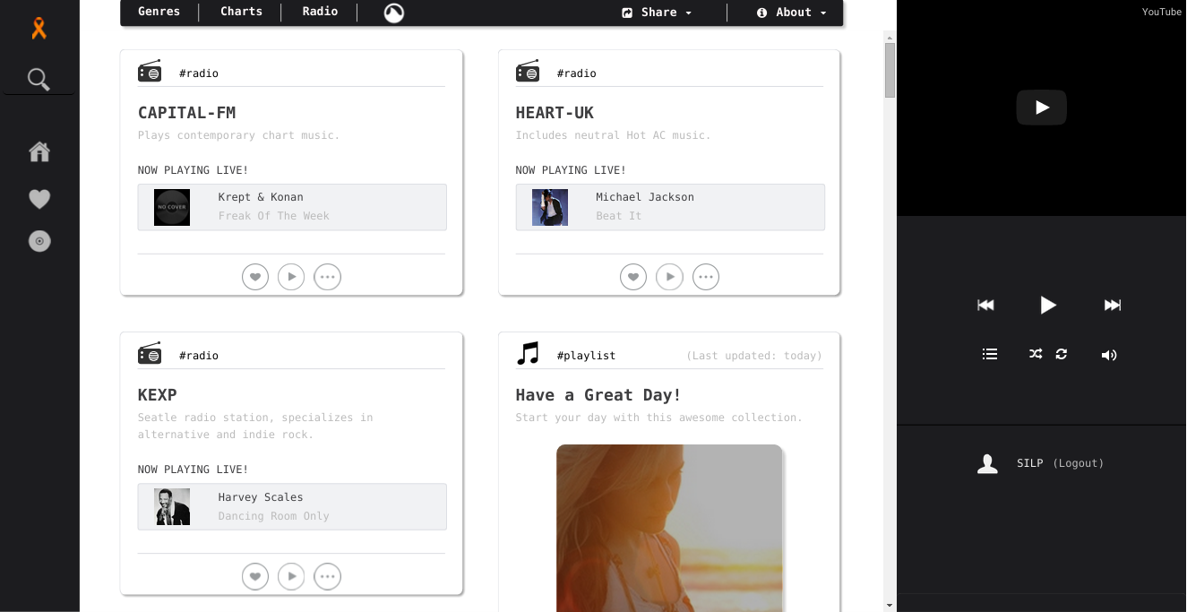 Grooveshark vuelve en StreamSquid