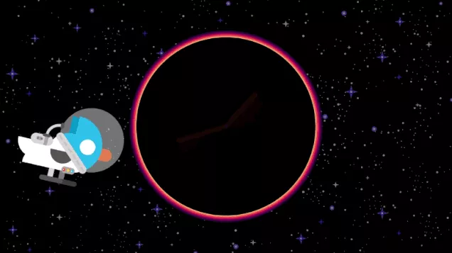 Qué pasaría si fueras succionado por un hoyo negro
