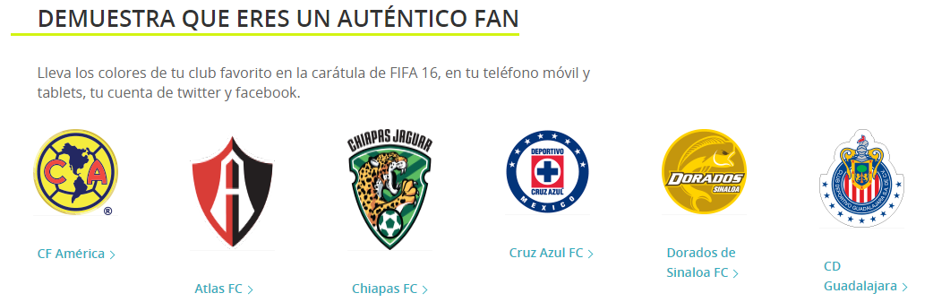 Diseña la portado de tu FIFA 16 con los colores de tu equipo